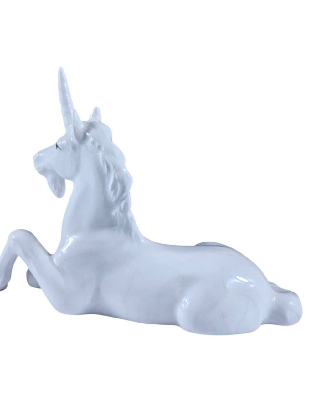 Vintage Norcrest White Unicorn Figurine Made in Japan Porcelain Ceramic Horse... - Picture 3 of 8